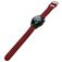 Mobigear Bumpy Bracelet Silicone Smartwatch Fermeture boucle ardillon - Connexion universelle de 22 mm - Bordeaux