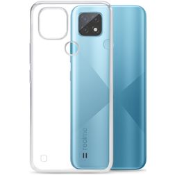 Mobilize Gelly Coque Transparente Realme C21 Coque arrière en TPU Souple - Transparent