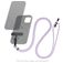 Mobilize Lanyard Cordon de téléphone universel réglable - Violet