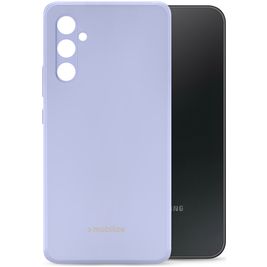 Mobilize Rubber Gelly Coque Samsung Galaxy A34 Coque arrière en TPU Souple - Pastel Purple