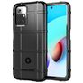 Mobigear Rugged Shield Coque Xiaomi Redmi 10 4G Coque arrière en TPU Souple Anti-Chocs - Noir