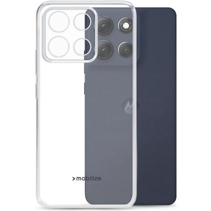 Mobilize Gelly Case Coque Transparente Motorola Moto G86 Coque arrière en TPU Souple - Transparent