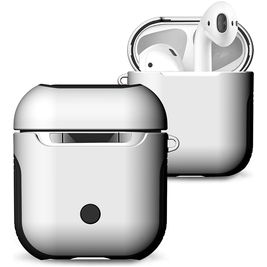 Mobigear Frosted Coque Apple AirPods 1 Coque Rigide - Blanc