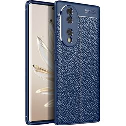Mobigear Luxury Coque HONOR 70 Coque arrière en TPU Souple - Bleu