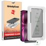 GrizzlyCoat AlignPro AntiSpy iPhone 16 Verre trempé Protection d'écran Confidentialité - Compatible Coque + Cadre d'installation