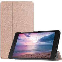 Mobigear Tri-Fold Coque Lenovo Tab E8 Etui - Rose doré