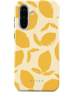 Burga Tough Coque Samsung Galaxy A36 Coque arrière Rigide Anti-Chocs - Lemon Tart