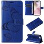 Mobigear Butterfly Housse iPhone 16e Etui Porte-Monnaie - Bleu