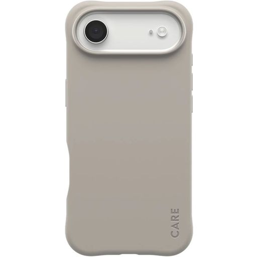 CARE by PanzerGlass Fashionable Coque iPhone Air MagSafe Coque arrière en Silicone - Vanilla