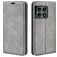 Mobigear Retro Slim Housse OnePlus 10 Pro Etui Porte-Monnaie - Gris