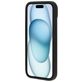 Mobiparts Coque iPhone 15 MagSafe Coque arrière en Silicone - Noir