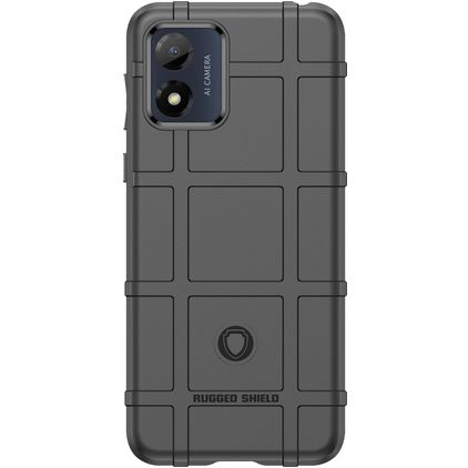 Mobigear Rugged Shield Coque Motorola Moto E13 Coque arrière en TPU Souple Anti-Chocs - Noir