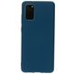 Mobiparts Coque Samsung Galaxy S20 Plus Coque arrière en Silicone - Blueberry Blue