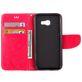 Mobigear Flowers Housse Samsung Galaxy A5 (2017) Etui Porte-Monnaie - Magenta