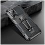 Mobigear Armor Stand Coque Samsung Galaxy A52s 5G Coque arrière Rigide Anti-Chocs avec Support Amovible - Gris