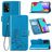 Mobigear Clover Housse Samsung Galaxy A52 Etui Porte-Monnaie - Bleu
