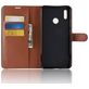 Mobigear Classic Housse HONOR Note 10 Etui Porte-Monnaie - Marron