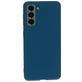 Mobiparts Coque Samsung Galaxy S21 Coque arrière en Silicone - Blueberry Blue