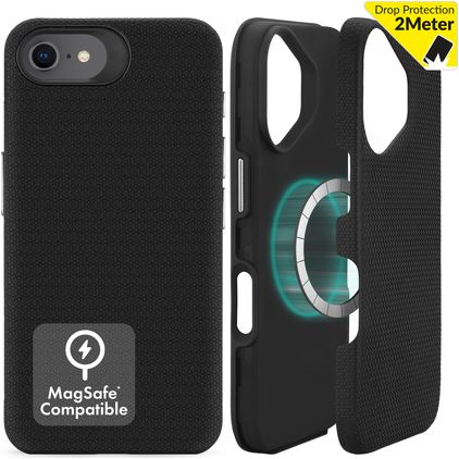My Style Magsafe Tough Coque iPhone 7 MagSafe Coque arrière Rigide Anti-Chocs - Noir