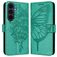 Mobigear Butterfly Housse Samsung Galaxy S26 FE Etui Porte-Monnaie - Vert