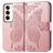 Mobigear Butterfly OPPO Reno 12 Pro Étui Portefeuille - Rose doré