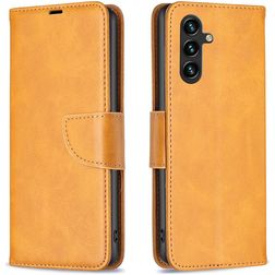 Mobigear Excellent Housse Samsung Galaxy S25 FE Etui Porte-Monnaie - Cognac