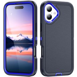 Mobigear Rugged Coque iPhone 17 Coque arrière Rigide Anti-Chocs - Bleu
