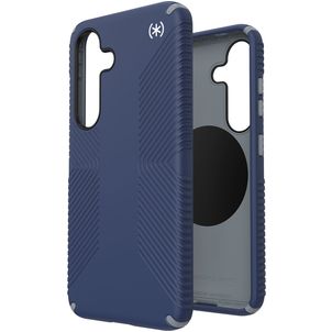 Speck Presidio2 Grip Magnet Coque Samsung Galaxy S25 MagSafe Coque arrière Rigide Anti-Chocs - Coastal Blue