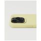 Nudient Base Coque iPhone 15 Pro Coque arrière en Silicone - Pale Yellow