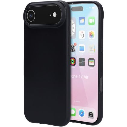Mobiparts Classic Coque iPhone Air Coque arrière en TPU Souple - Noir