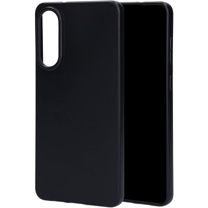 Mobiparts Classic Coque Samsung Galaxy S25 Edge Coque arrière en TPU Souple - Noir