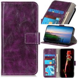 Mobigear Basic Housse Samsung Galaxy S22 Etui Porte-Monnaie - Violet