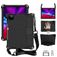 Mobigear Ruggedized Coque iPad 10 (2022) Coque arrière en EVA + Porte-crayon + Bandoulière + Support Amovible - Noir