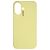 Nudient Base Coque iPhone 16 Plus Coque arrière en Silicone - Pale Yellow