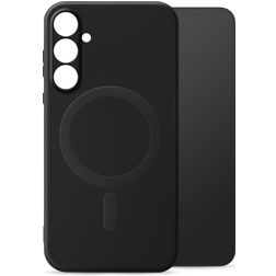 My Style Protective Flex Coque Samsung Galaxy S24 FE MagSafe Coque arrière en TPU Souple - Noir