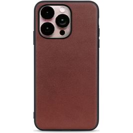 Mobigear Excellent Coque iPhone 14 Pro Max Coque arrière Rigide - Marron