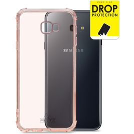 My Style Protective Flex Coque Samsung Galaxy J4 Plus Coque arrière en TPU Souple Anti-Chocs - Soft Pink