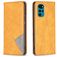 Mobigear Rhombus Slim Housse Motorola Moto G200 5G Etui - Cognac
