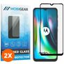 Mobigear Premium Motorola Moto G9 Play Verre trempé Protection d'écran - Compatible Coque - Noir (Lot de 2)
