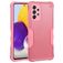 Mobigear Non-slip Armor Coque Samsung Galaxy A73 Coque arrière Rigide Anti-Chocs - Rose