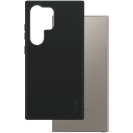 CARE by PanzerGlass Fashionable Coque Samsung Galaxy S25 Ultra Coque arrière en Silicone - Noir