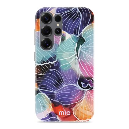 MIO Coque Samsung Galaxy S25 Ultra MagSafe Coque arrière Rigide - Flowers