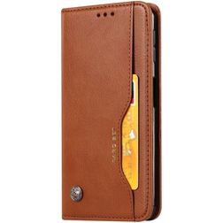 Mobigear Card Set Housse Samsung Galaxy A30s Etui Porte-Monnaie - Marron