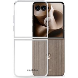 Mobilize Gelly Case Coque Transparente Motorola Razr 60 Ultra Coque arrière en TPU Souple - Transparent