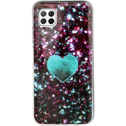 Mobigear Design Coque Huawei P40 Lite Coque arrière en TPU Souple - Green Love