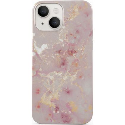 Burga Tough Coque iPhone 13 Coque arrière Rigide Anti-Chocs - Golden Coral