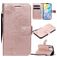 Mobigear Butterfly Housse iPhone 12 Mini Etui Porte-Monnaie - Rose doré