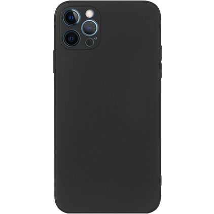 Mobigear Colors Coque iPhone 15 Pro Coque arrière en TPU Souple - Noir