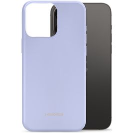 Mobilize Rubber Gelly Coque iPhone 14 Pro Max Coque arrière en TPU Souple - Pastel Purple