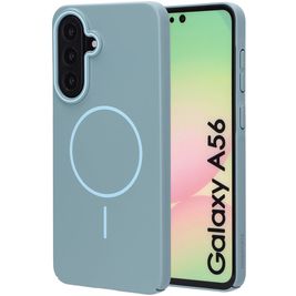 Mobiparts Slim Line Coque Samsung Galaxy A56 MagSafe Coque arrière Rigide - Sage Green